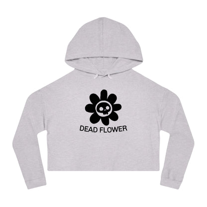 Dead Flower Cropped Hoodie