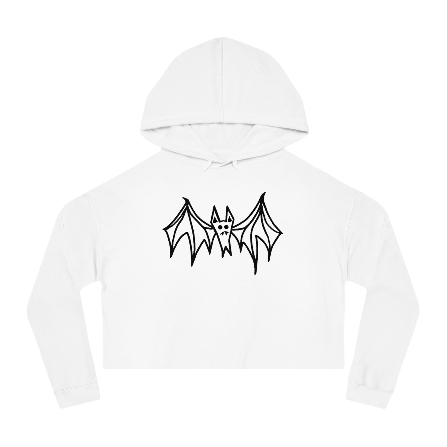 Batt Cropped Hoodie